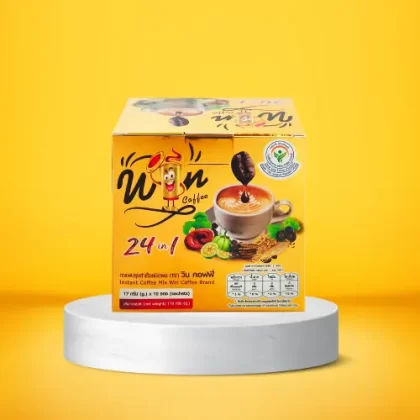 WIN COFFEE: กาแฟ 24 in 1 หอม อร่อย ไม่มีน้ำตาล ดูแลหุ่นและสุขภาพ